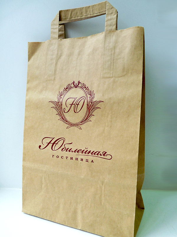Крафт сумка с логотипом гостинница Юбилейная  Ижевск